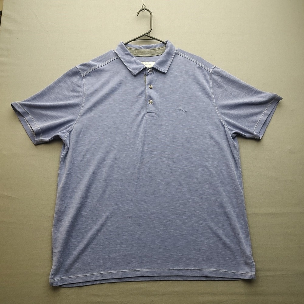 Men's Tommy Bahama XL Purple Pull Over Polo Shirt